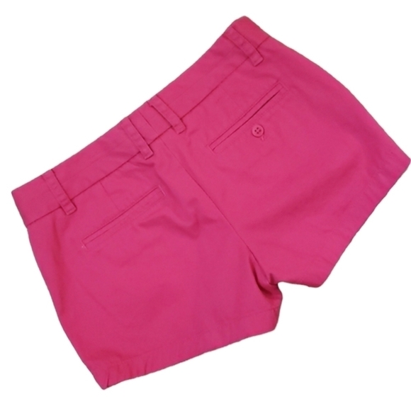 J. Crew~Woman Size 4~Pink Chino Broken-in Shorts 100% Cotton. - Picture 3 of 10